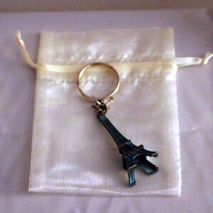 Handmade Paris Eiffel Tower Mini Keychain with New Stickers - New